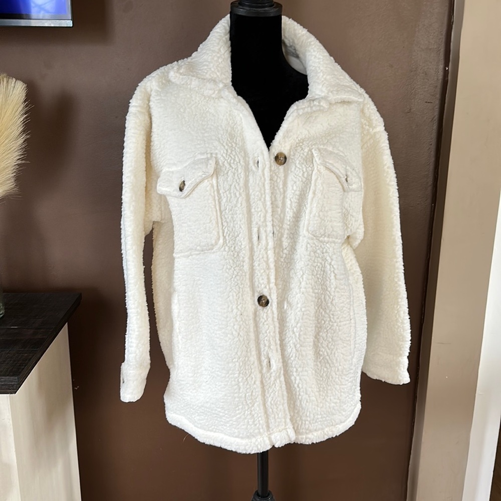 Aerie Sherpa Shacket